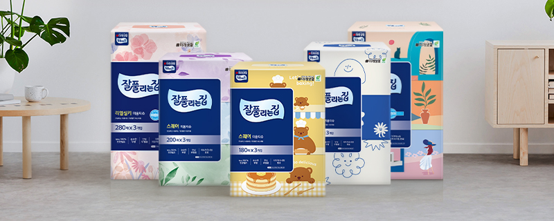 잘풀리는집 리얼실키 미용티슈, 250매, 3개입, 2팩