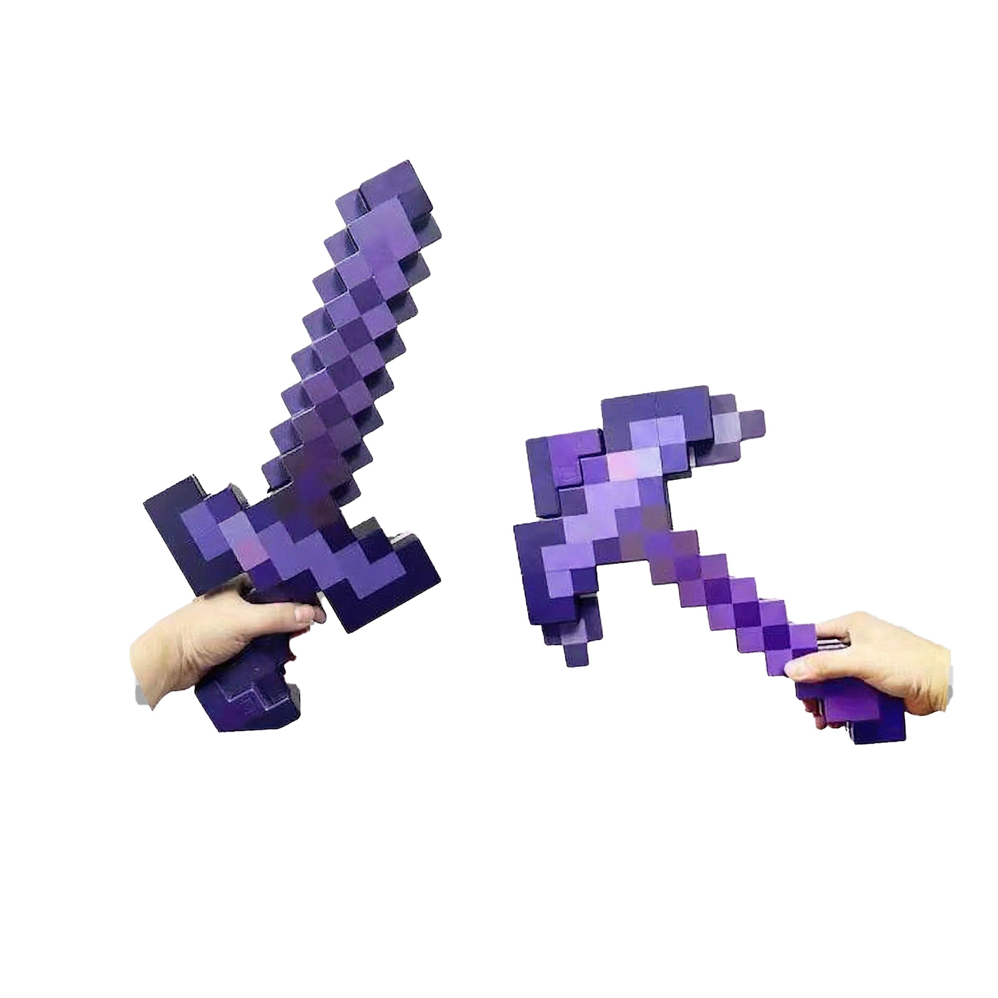 픽셀 블록 2-in-1 변신 무기 세트, 1개