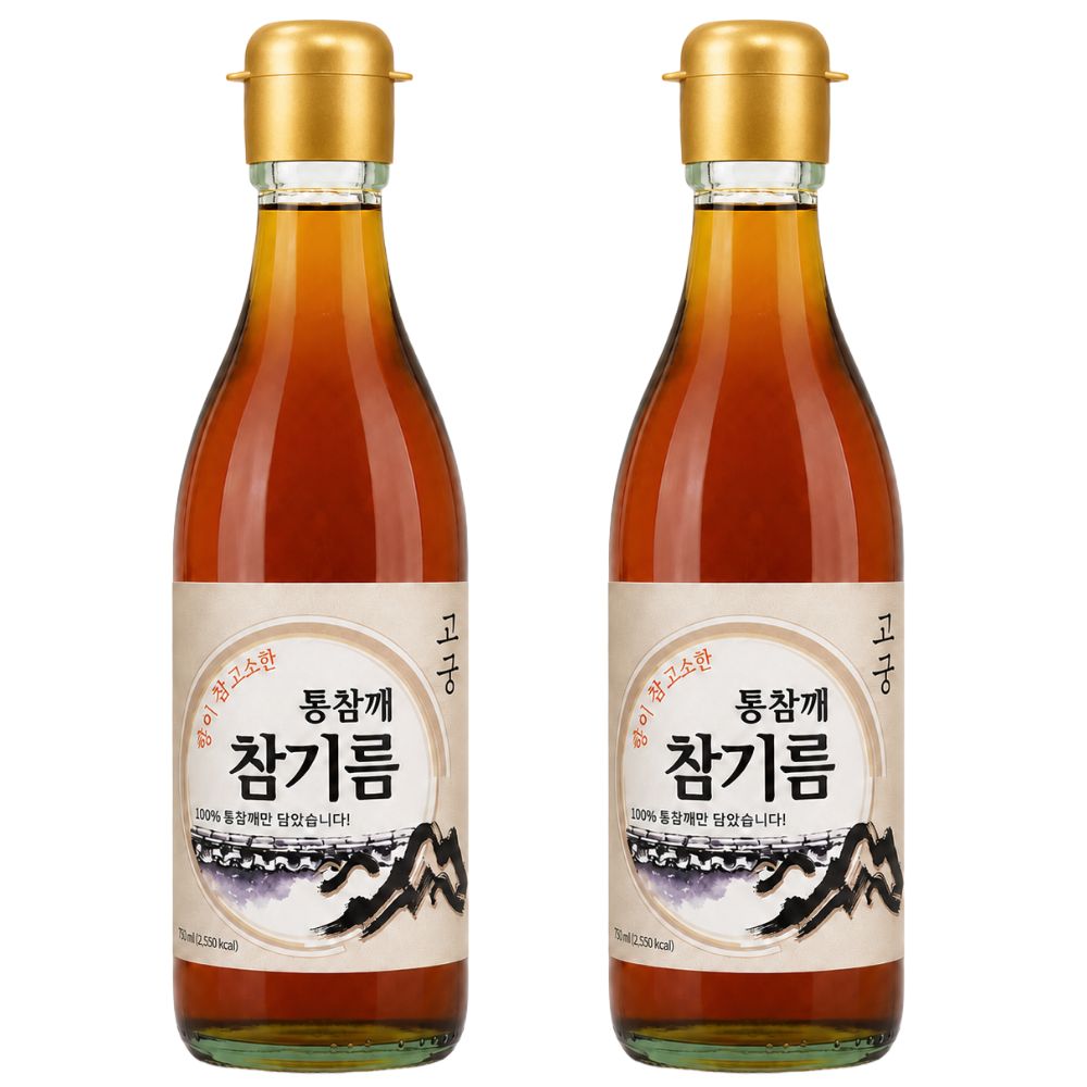 고궁 통참깨 참기름, 350ml, 2개 상품 이미지 1