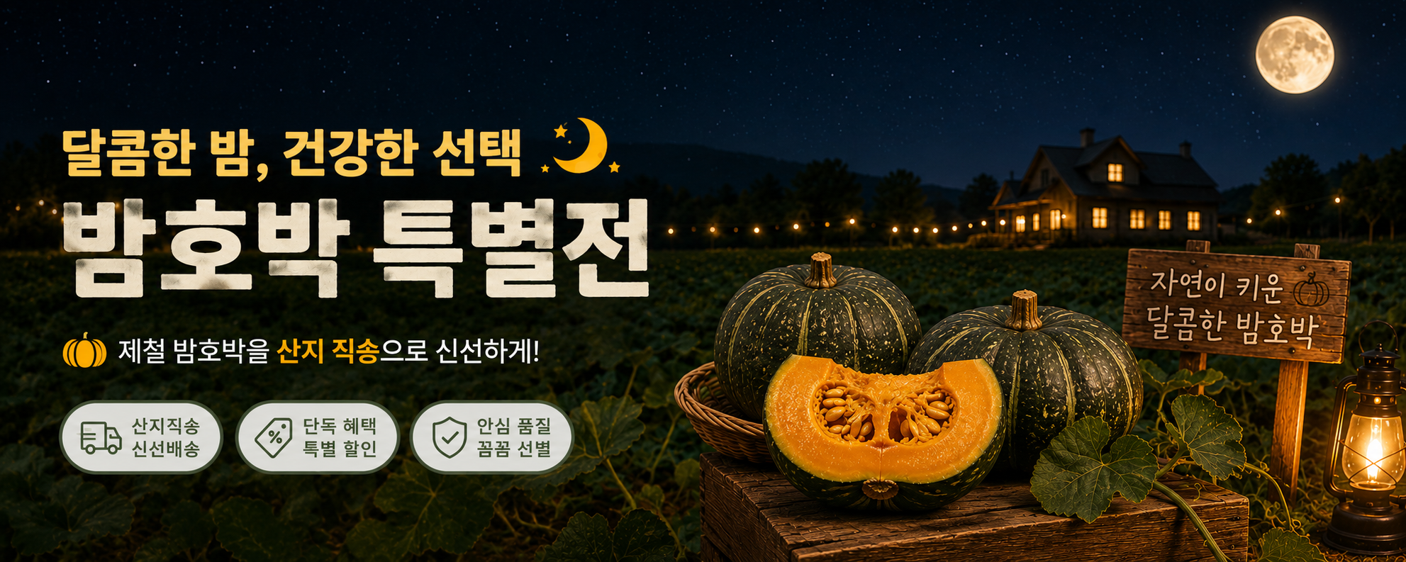 제주도 미니밤호박 보우짱, 로얄과, 2kg, 1박스
