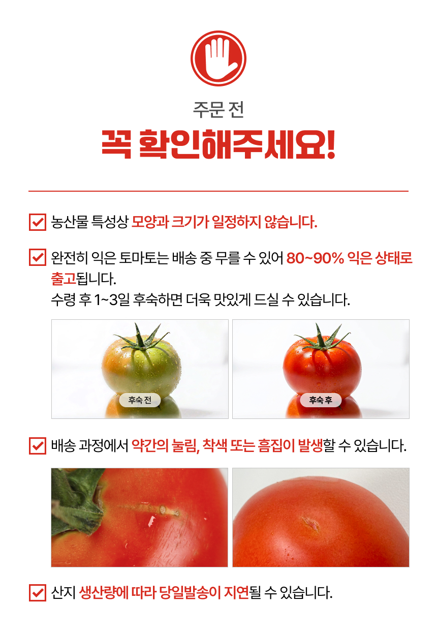 백년본가 프리미엄 유럽종 완숙 토마토 못난이, 주스용, 5kg, 1개