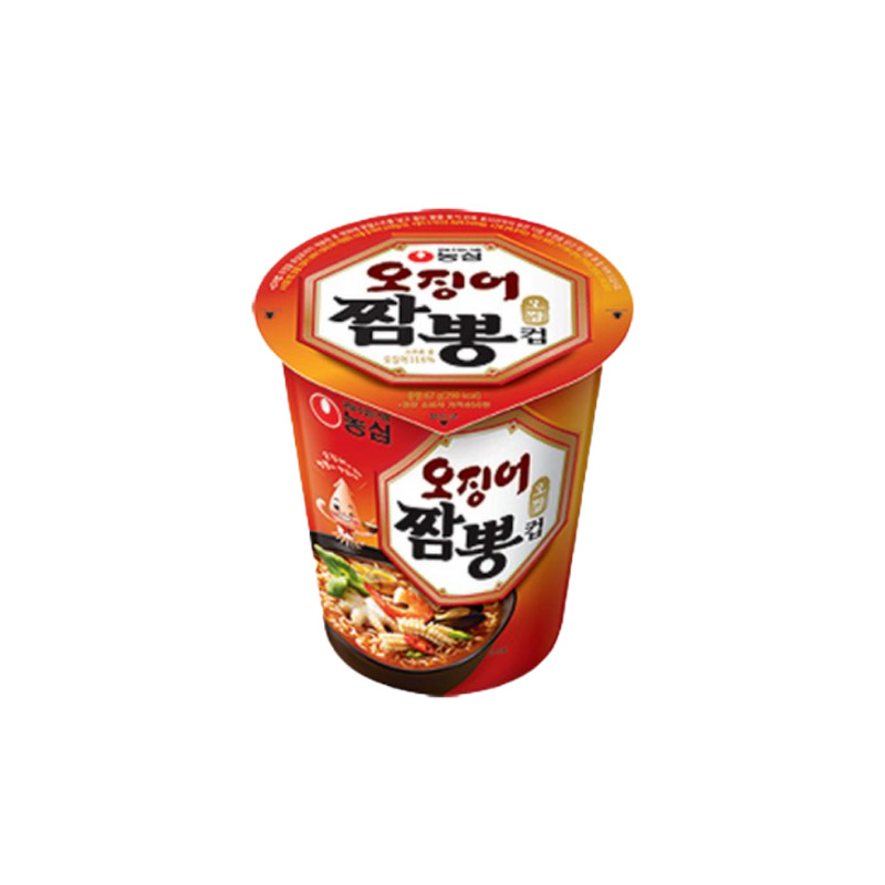 농심 오징어짬뽕 소컵, 67g, 20개
