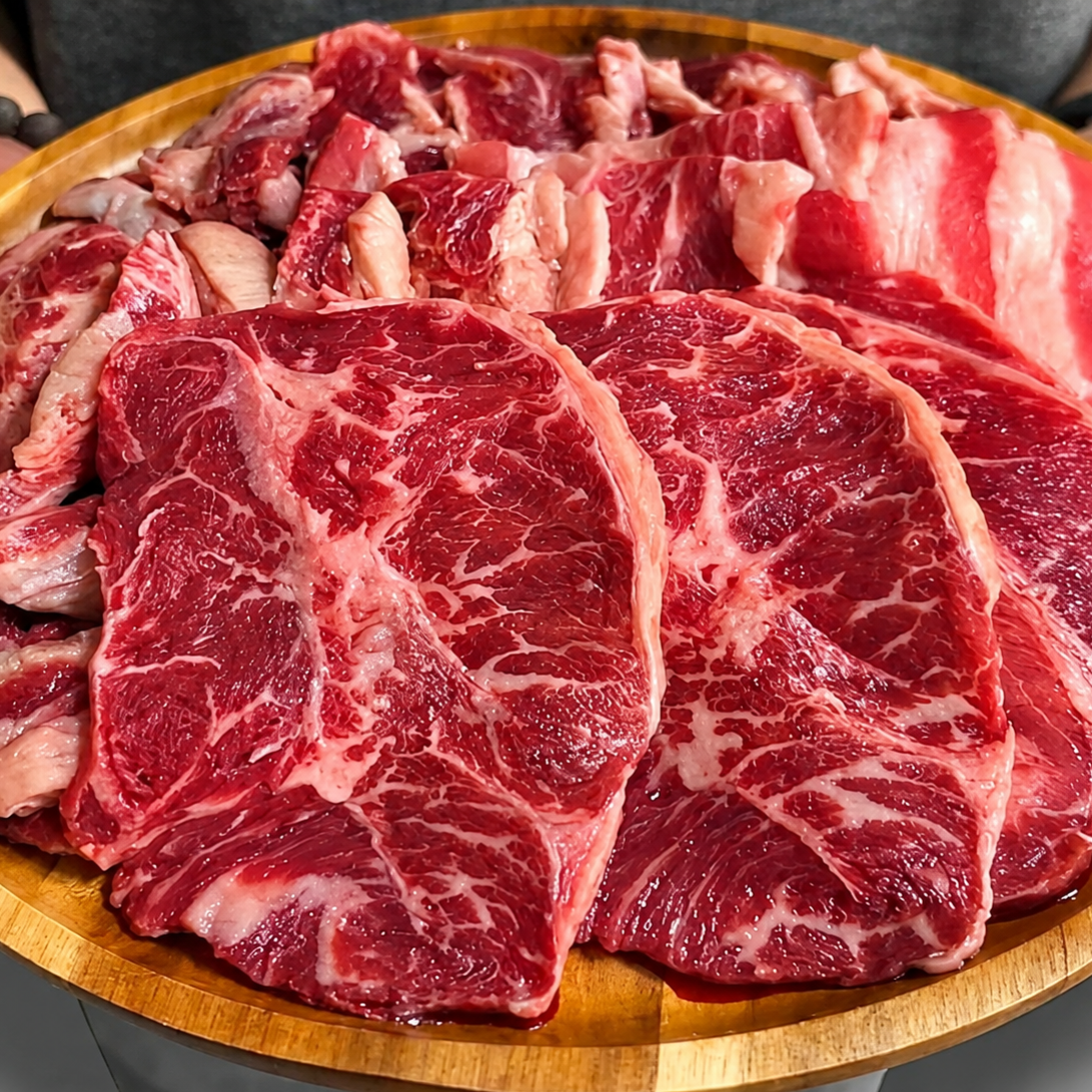 [토스쇼핑] 소고기 한상 모듬, 1kg, 1박스