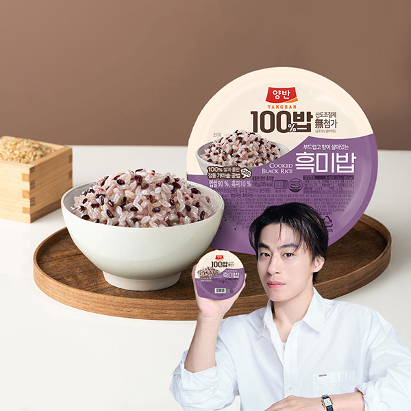 동원 양반 100밥 흑미밥, 130g, 36개