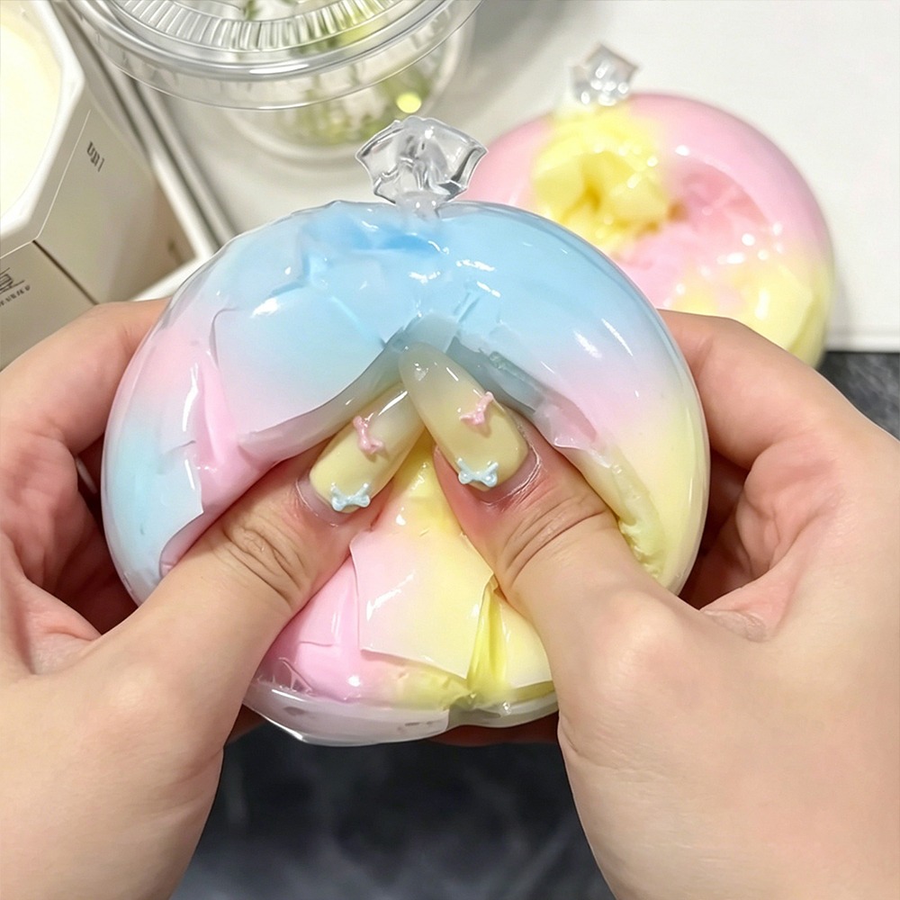 왁뿌볼 왁스볼 말랑이, 솜사탕, 2개, 60g