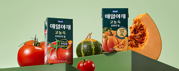 매일야채 고농축 토마토 125ml 24개 + 호박 125ml 24개, 48개