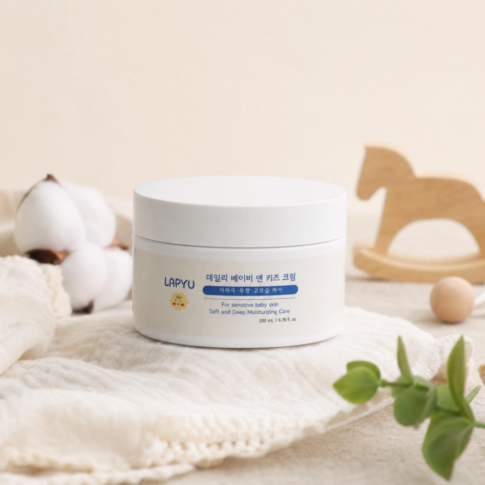 라퓨 유아 고보습 베이비 크림, 무향, 200ml, 1개