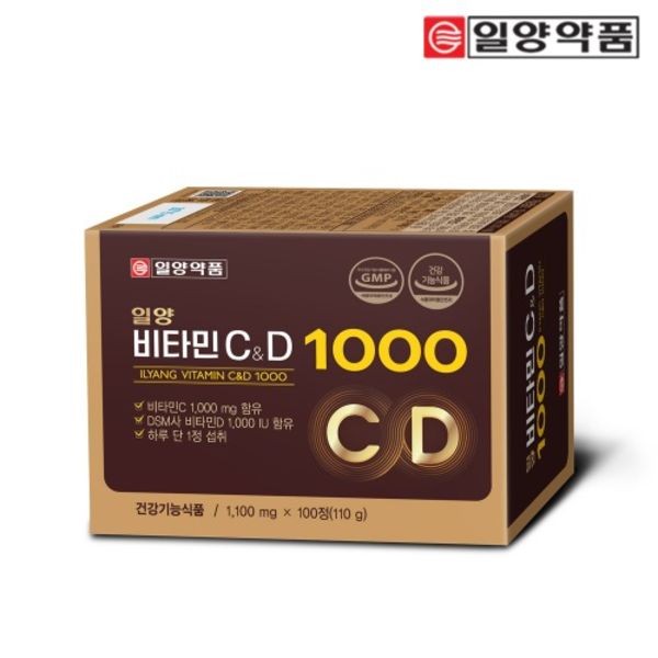 일양약품 일양 비타민C&D 1000, 100정, 1개 상품 이미지 1