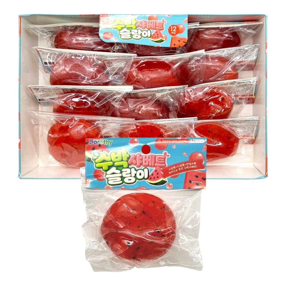 도로시팬시 수박 샤베트 슬랑이, 빨강, 150g, 1개 상품 이미지 3