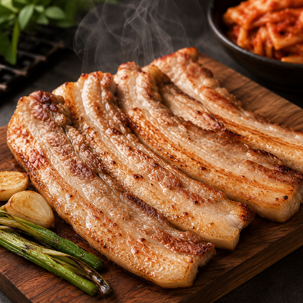 [토스쇼핑] 흑돼지 일품삼겹, 구이용, 1kg, 1팩