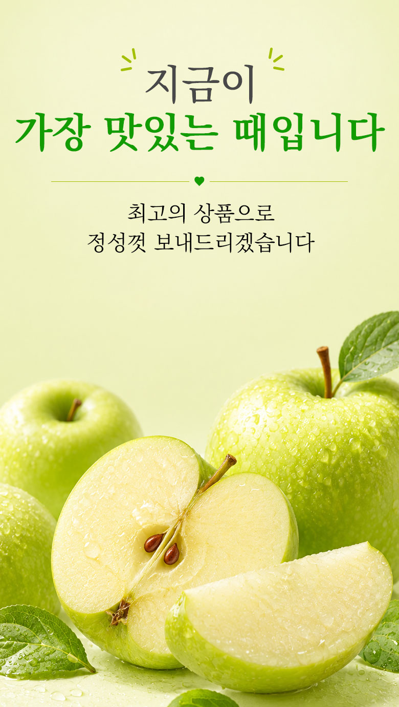 꿀팜즈 아오리사과, 가정용 꼬마과, 2kg, 1박스