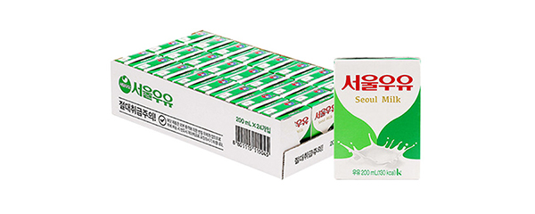 서울우유 멸균우유, 200ml, 48개