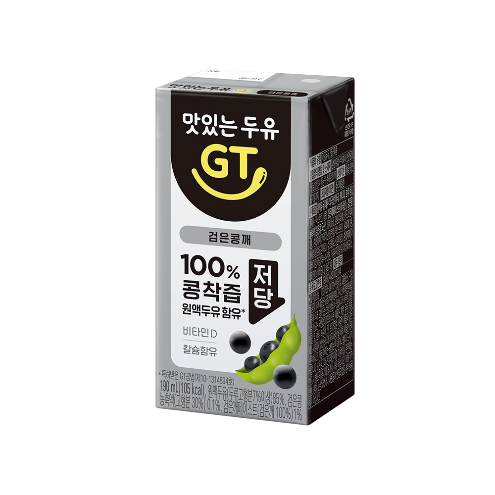 맛있는두유 GT 검은콩, 190ml, 72개 상세 이미지 2