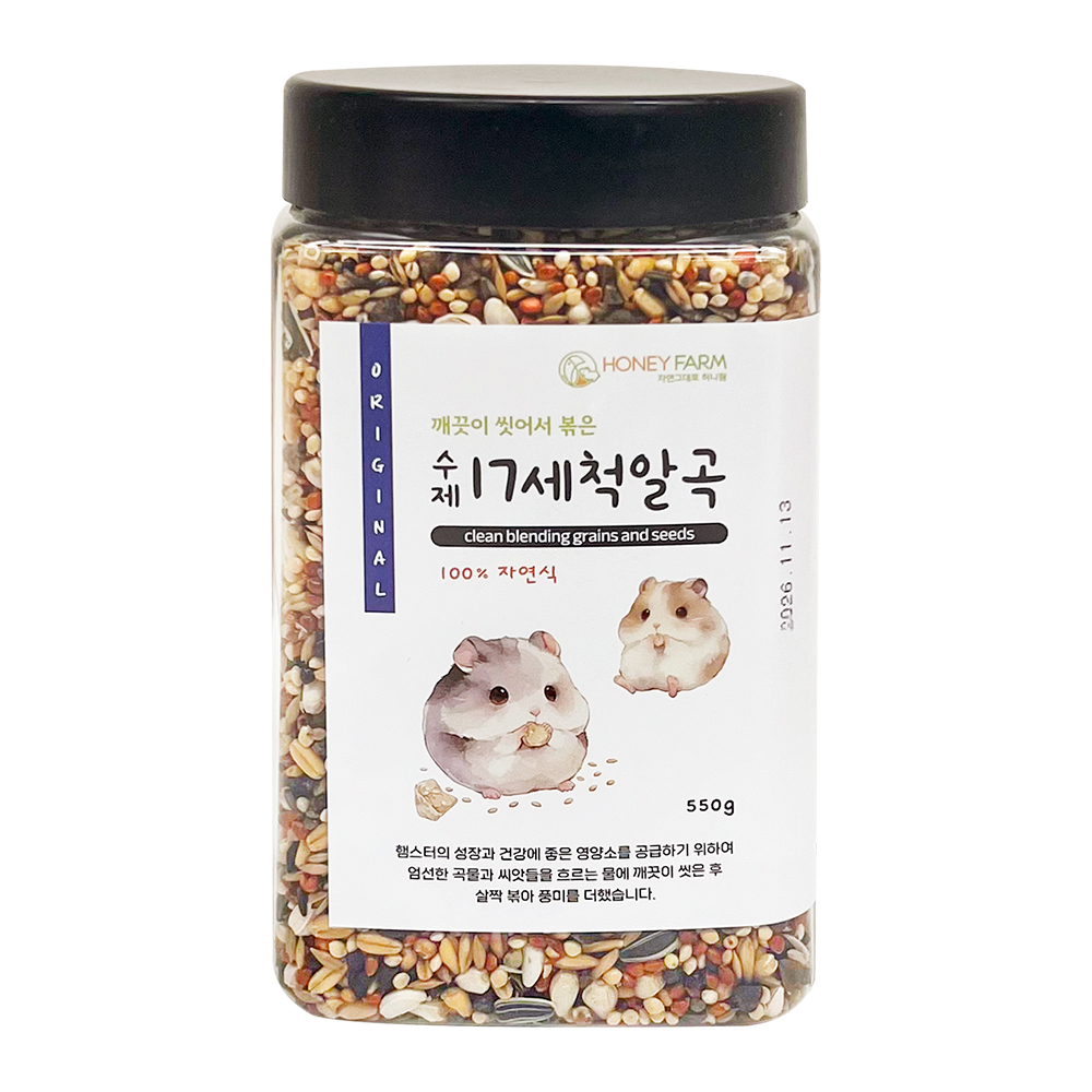 허니팜 수제 17혼합 알곡, 550g, 1개