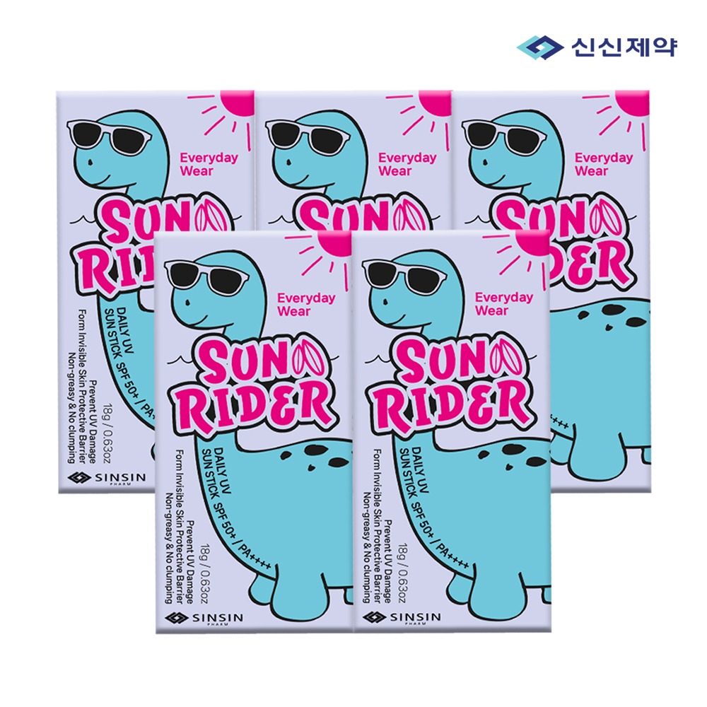 썬라이더 데일리 유브이 썬스틱, 18g, 5개 상품 이미지 1
