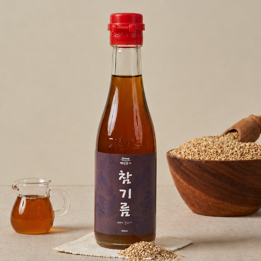 백년본가 참기름, 350ml, 4개 상품 이미지 2
