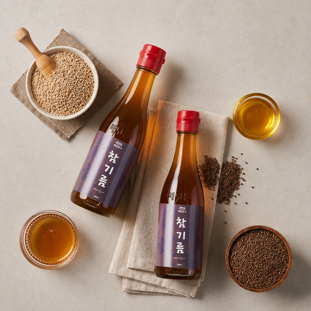 백년본가 참기름, 350ml, 4개 상품 이미지 6