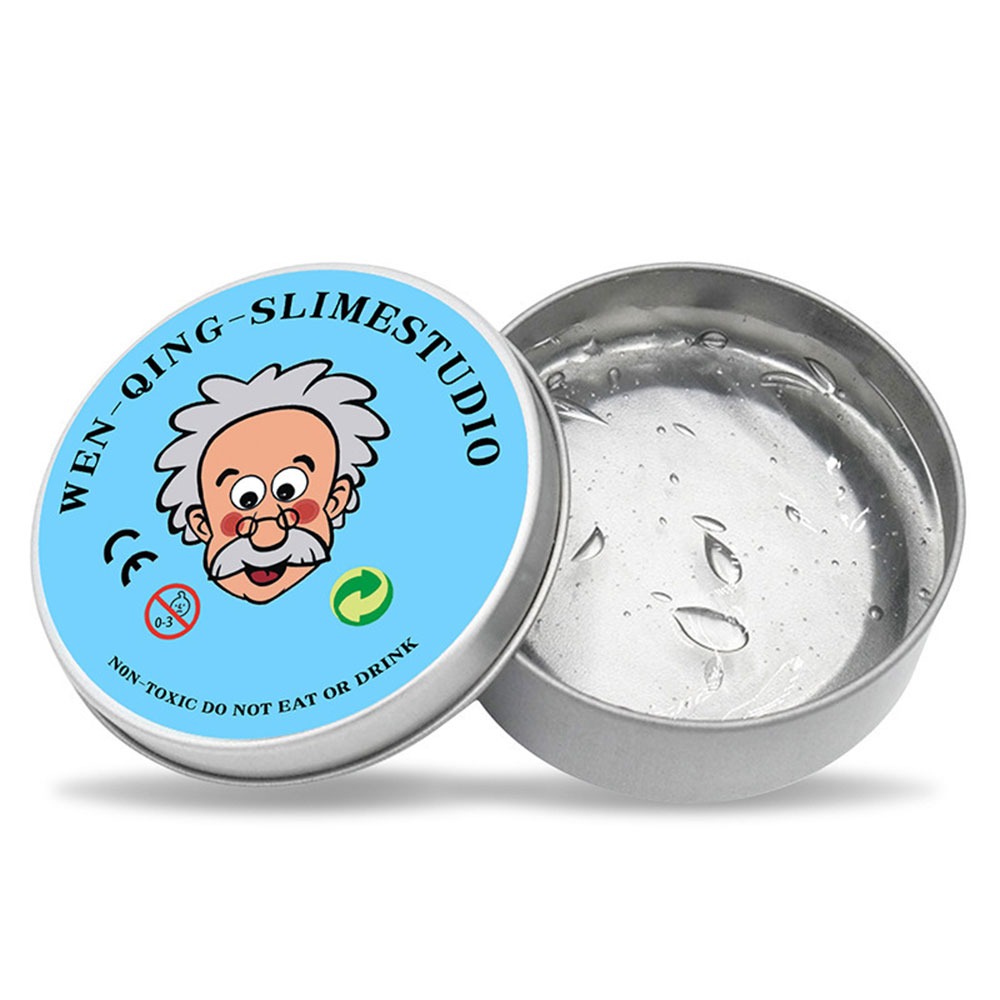 오브제 오디네르 박사 퍼티 닥터 유리 슬라임, 투명, 80g, 1개