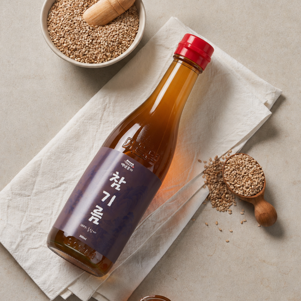 백년본가 참기름, 350ml, 4개 상품 이미지 4