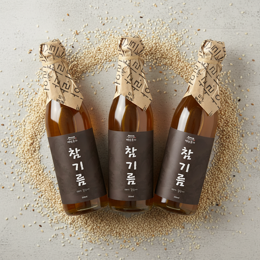 백년본가 참기름, 350ml, 4개 상품 이미지 8