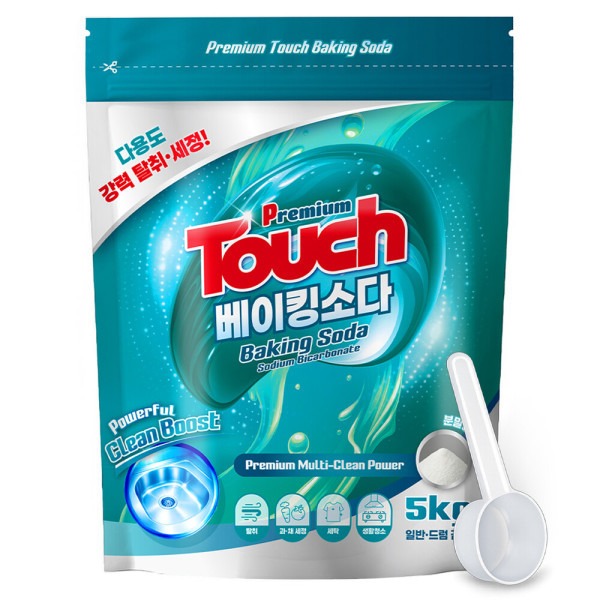 [토스쇼핑] 터치 프리미엄 베이킹소다, 스푼 포함, 5kg, 1개