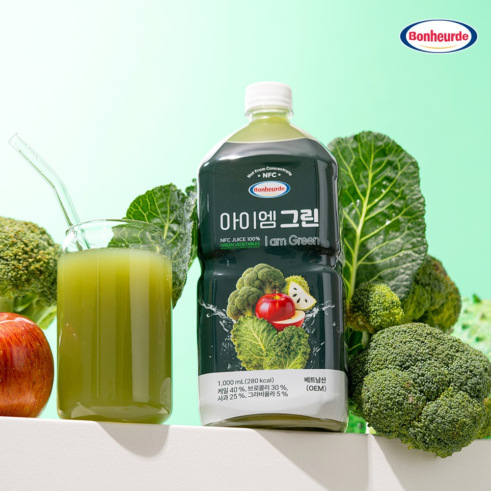 [토스쇼핑] 보넬드 아이엠 그린, 1L, 3병