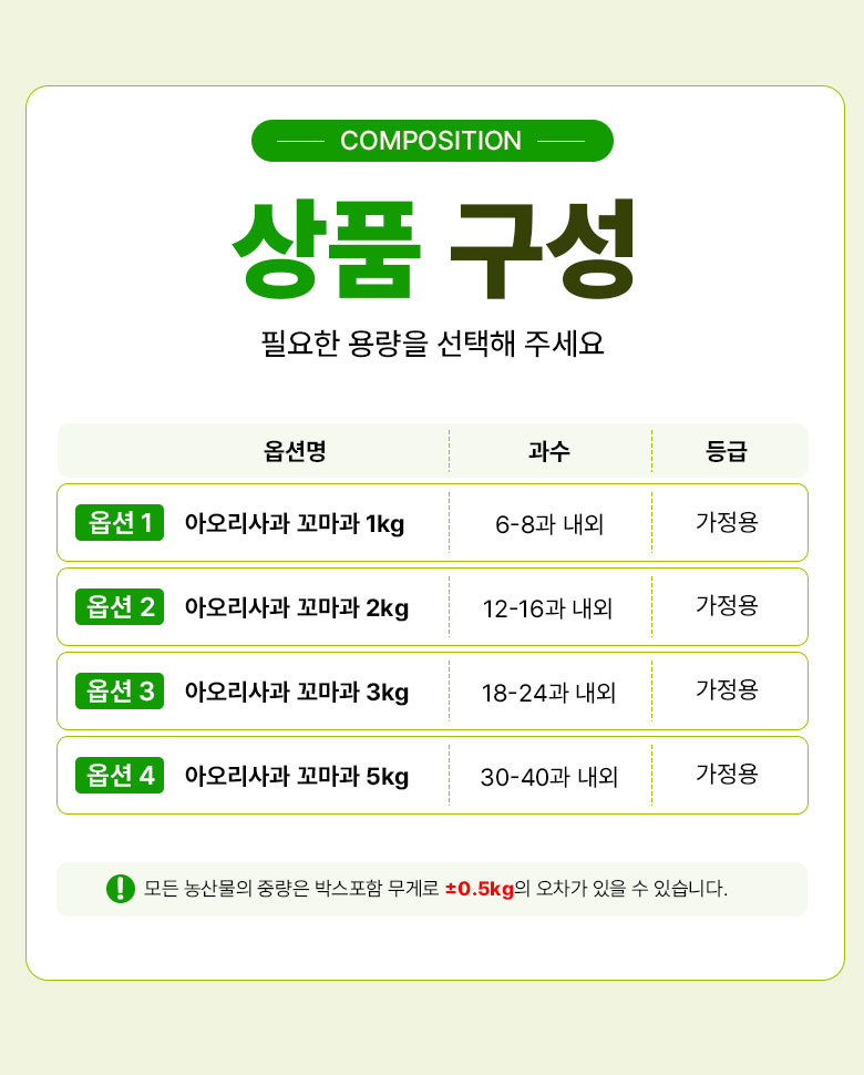꿀팜즈 아오리사과, 가정용 꼬마과, 2kg, 1박스