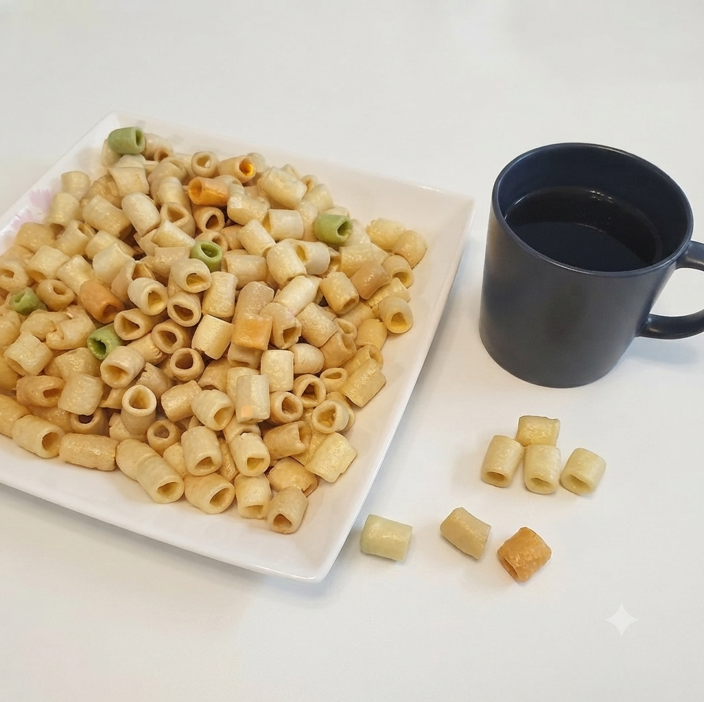 시현푸드 마카로니 뻥튀기, 1.2kg, 1개 상세 이미지 1