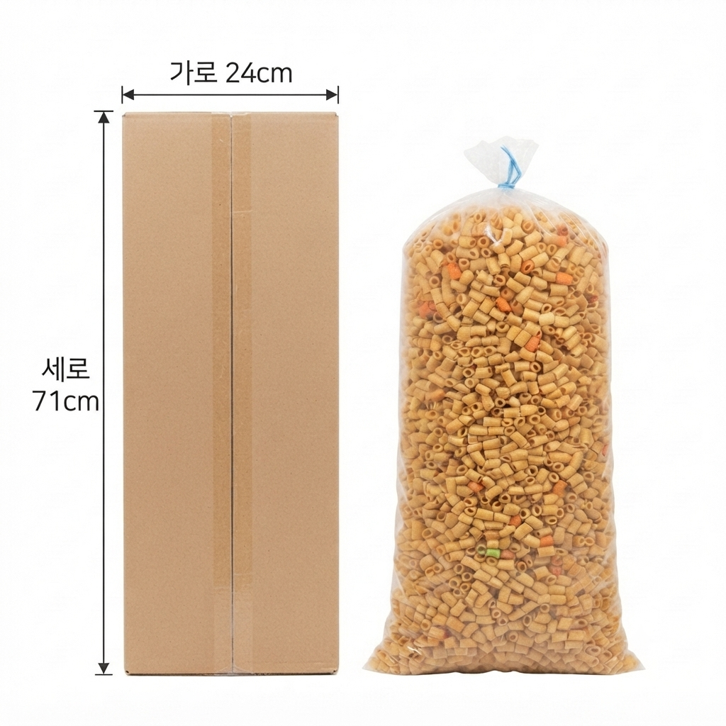 시현푸드 마카로니 뻥튀기, 1.2kg, 1개 상세 이미지 3