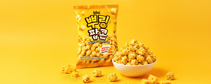 Bhc 뿌링팝콘, 60g, 12개