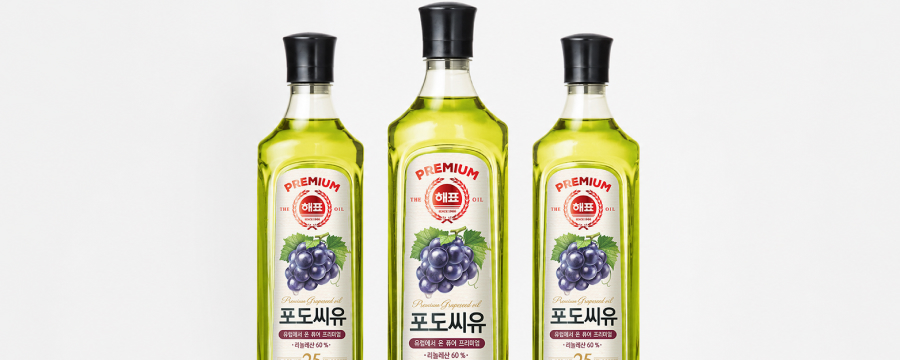 해표 포도씨유, 900ml, 3개