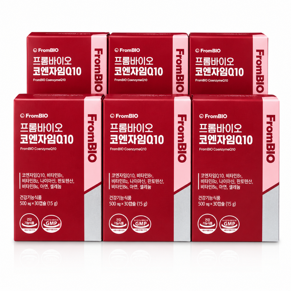 프롬바이오 코엔자임Q10, 500mg, 30캡슐, 6박스