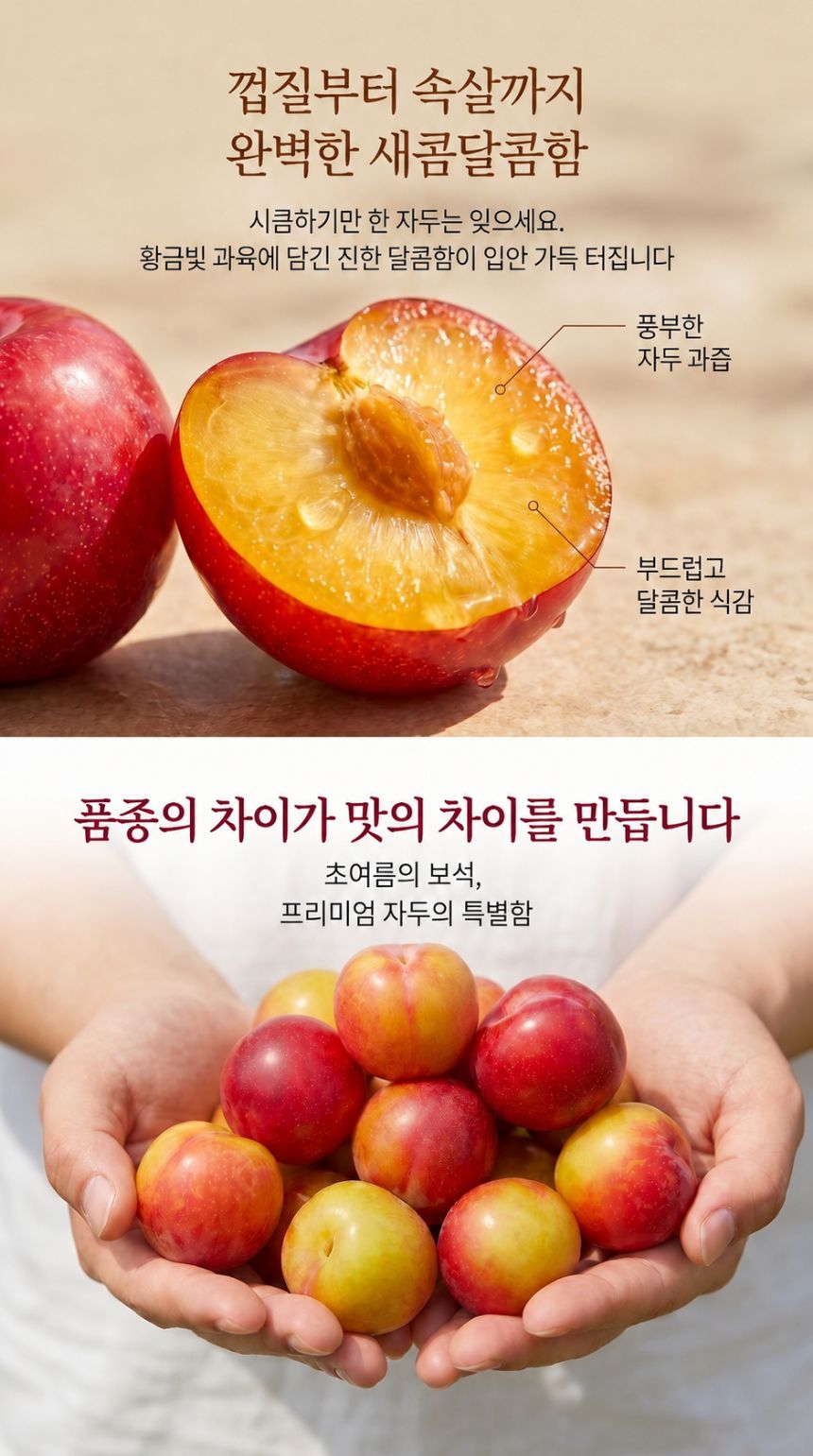팜보스 국내산 햇자두, 개당 55g-65g, 4kg, 1박스