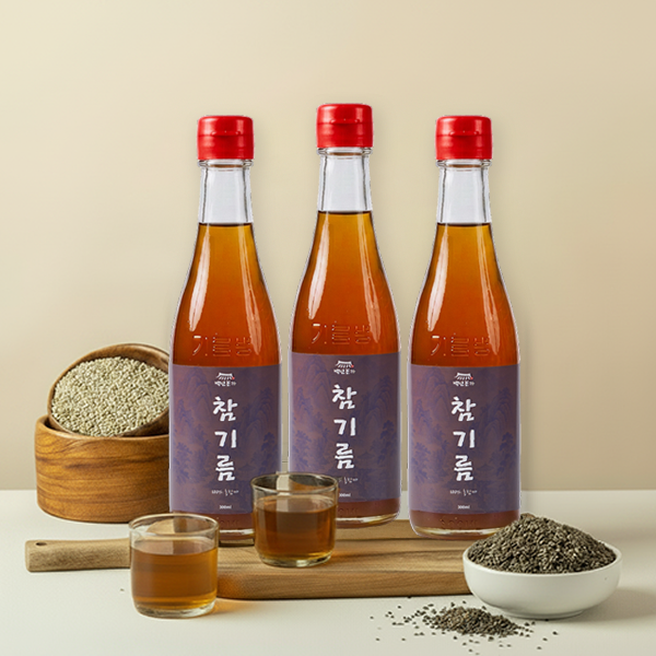 백년본가 참기름, 350ml, 4개 상품 이미지 1