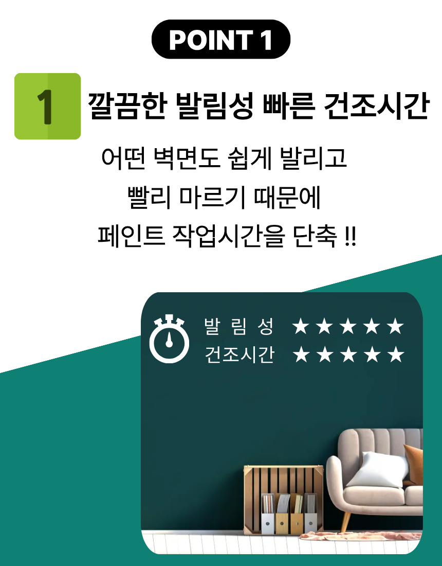 롤러 일체형 페인트, 화이트, 500ml, 1개 상세 이미지 5