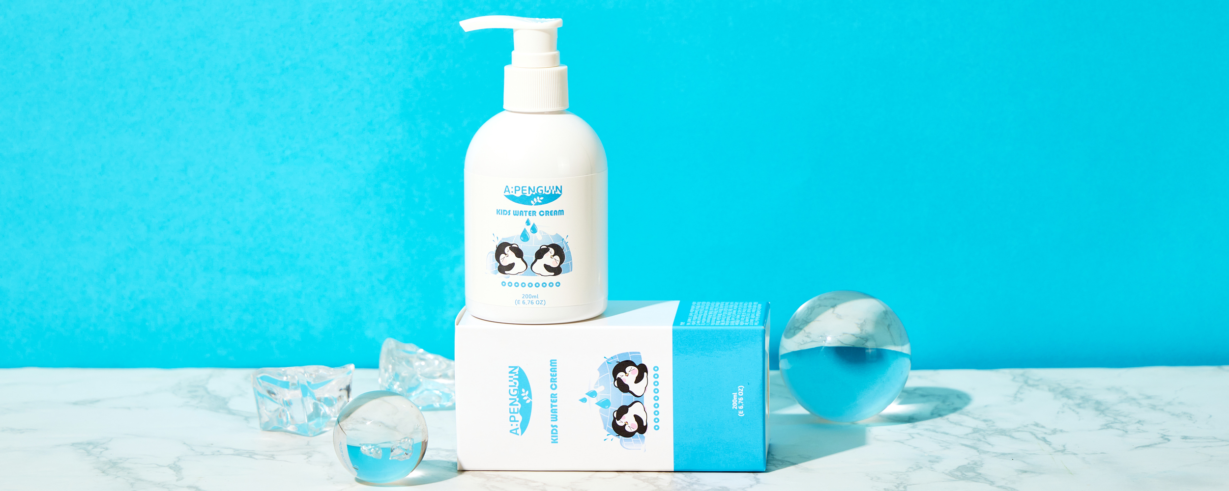 북극펭귄 키즈 워터 크림, 200ml, 1개