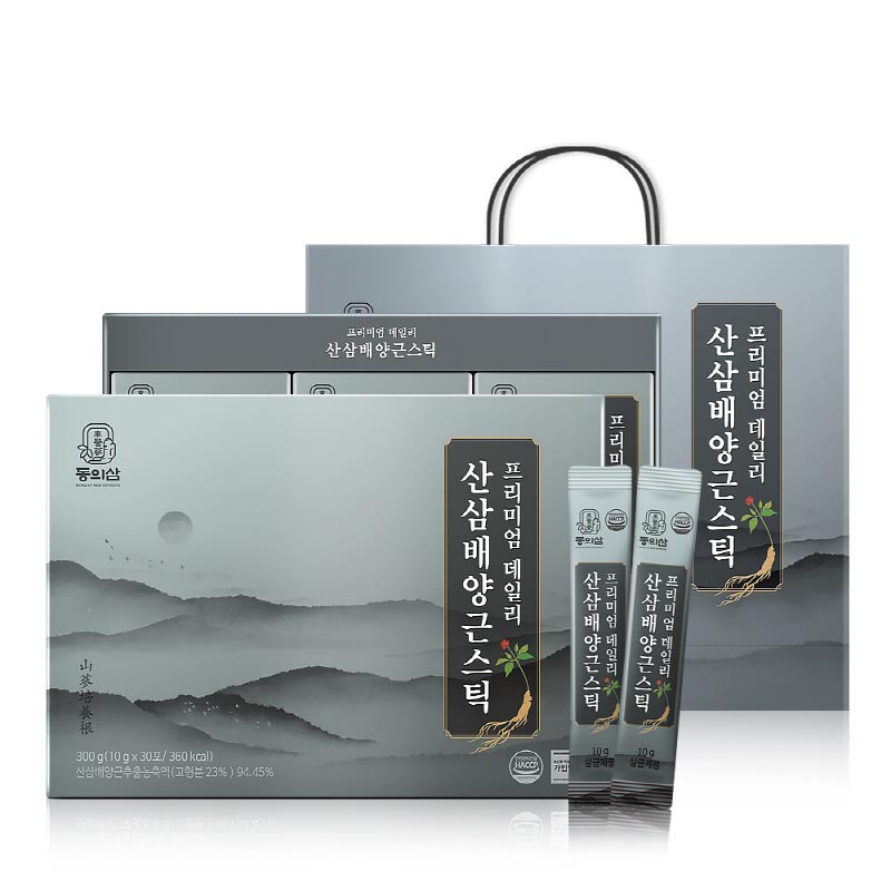 동의삼 프리미엄 데일리 산삼배양근스틱, 10g, 30포, 2개