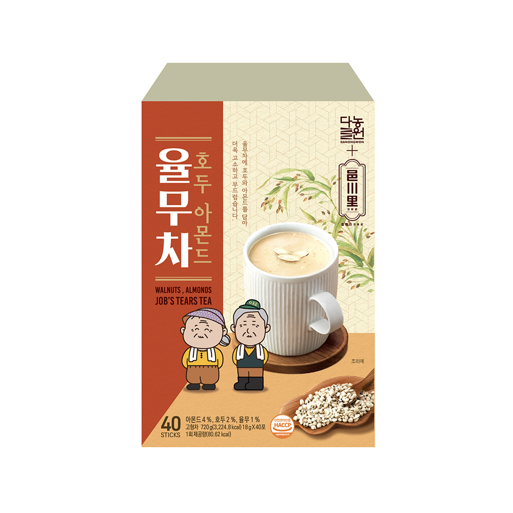다농원 호두 아몬드 율무차, 18g, 40포, 1개 토스쇼핑 특가