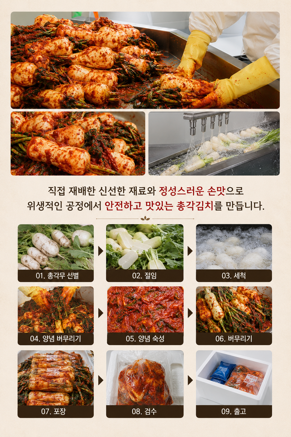 전라도 알타리 총각김치, 2kg, 1박스