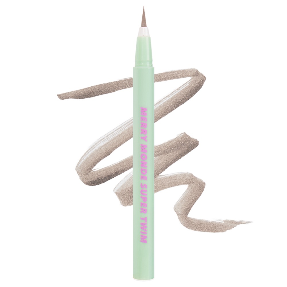 메리몽드 슈퍼 트임 펜 아이라이너, 09 쿨라떼, 0.5g, 1개