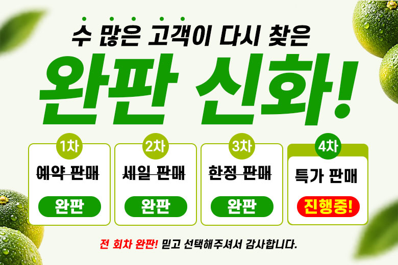 꿀팜즈 제주 풋귤 청귤, 5kg, 1박스 상세 이미지 3