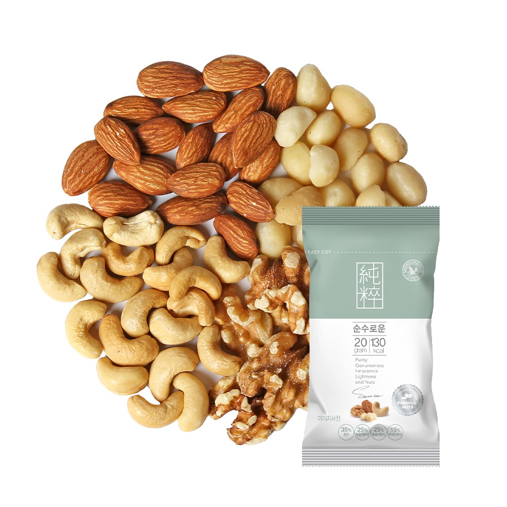 산과들에 순수로운 하루견과, 20g, 30봉 토스쇼핑 특가
