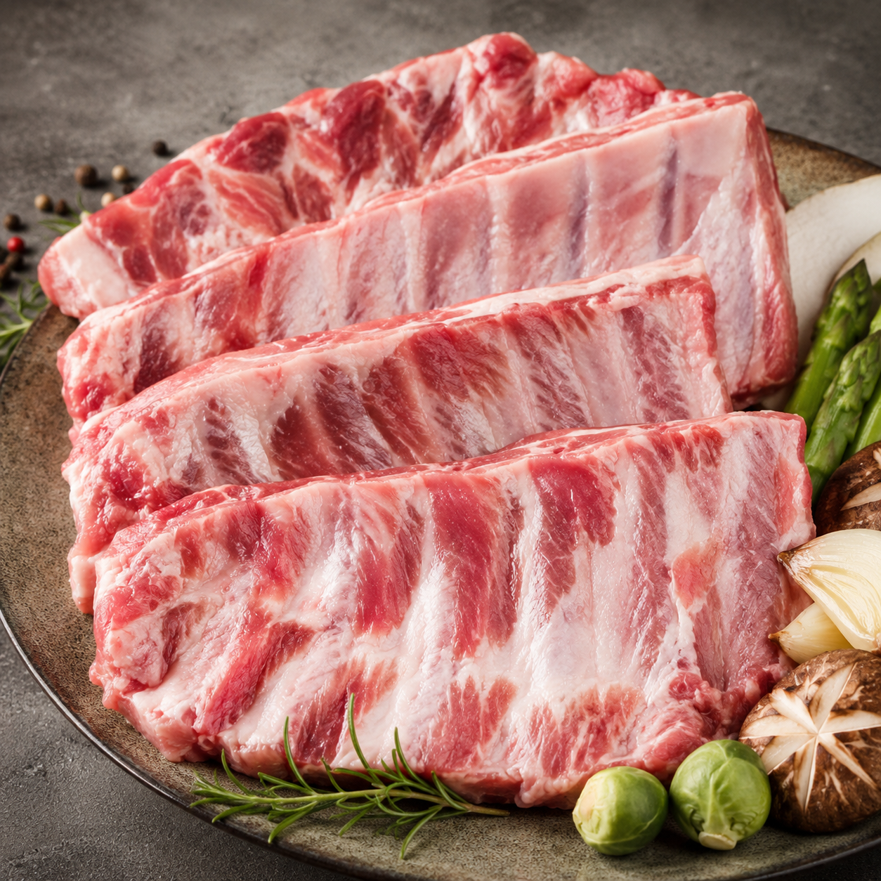 한돈 등갈비, 국내산, 1kg, 1팩 상품 이미지 1