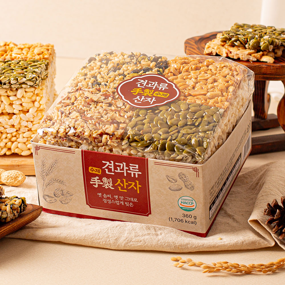 김대석장인 견과류 수제 산자, 360g, 2개 상세 이미지 2