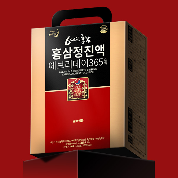 순수식품 홍삼정진액 에브리데이 365 스틱, 10g, 100포, 1박스