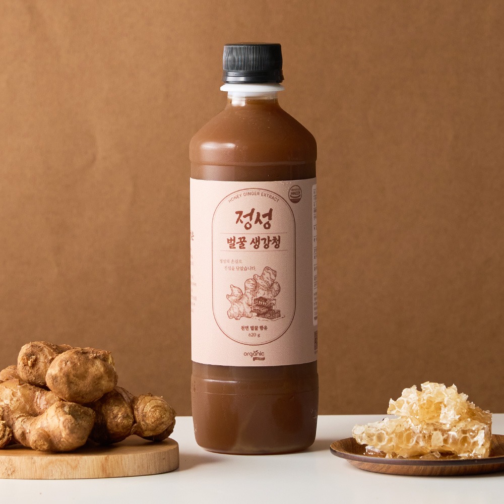 오가닉프렌즈 정성 벌꿀 생강청, 620g, 1개 상세 이미지 3