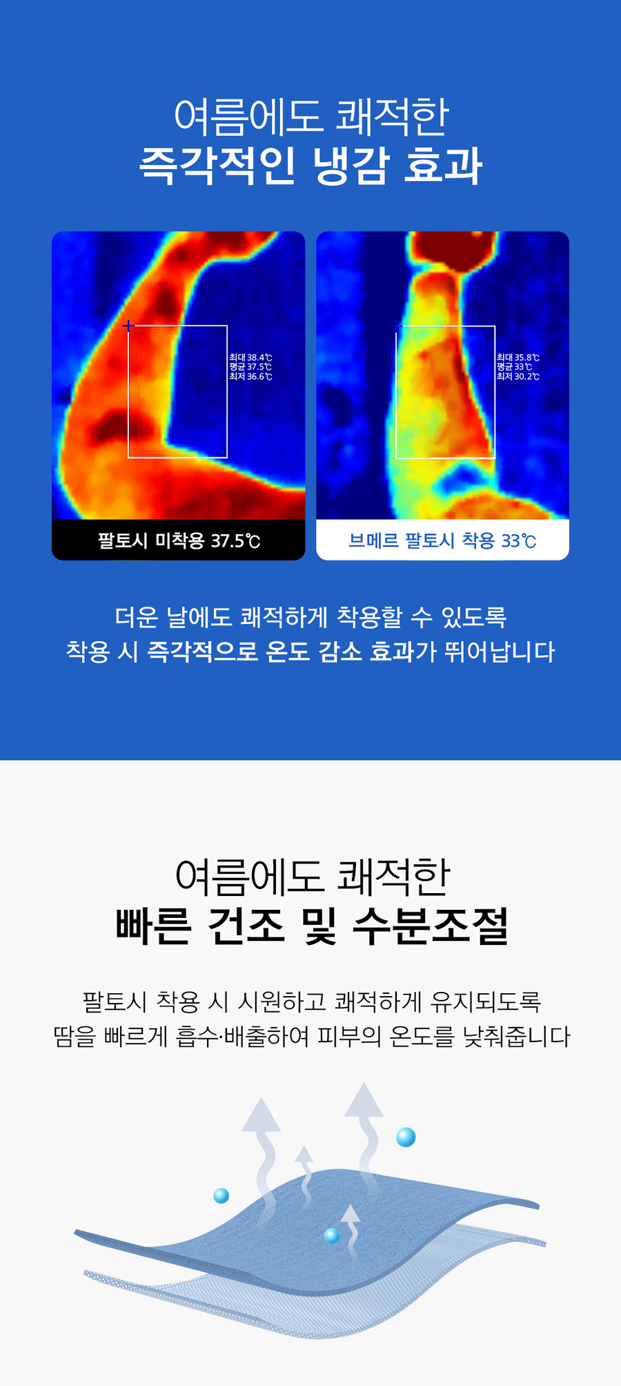 브메르 자외선차단 아이스 쿨 손등형 팔토시, 블랙, FREE, 1쌍