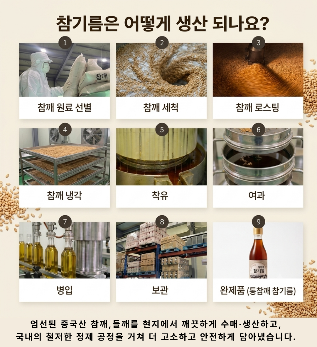고궁 통참깨 참기름, 350ml, 4개