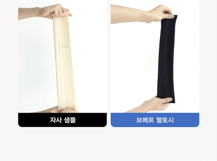 브메르 자외선차단 아이스 쿨 손등형 팔토시, 블랙, FREE, 1쌍