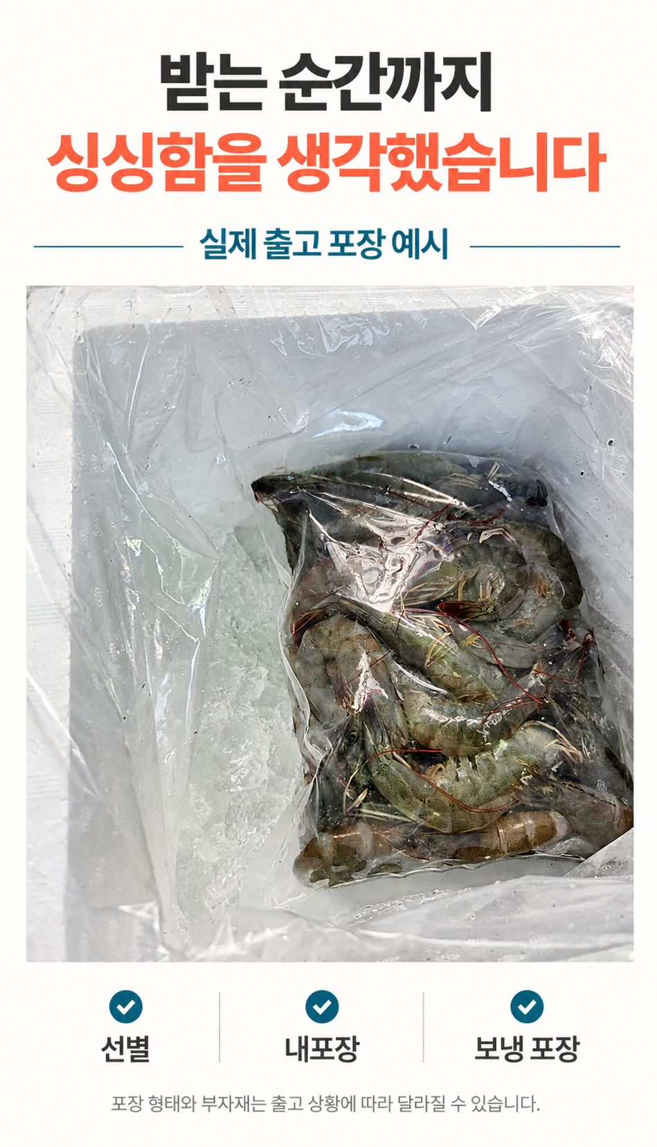 산들에담다 국내산 노지 활 새우, 500g, 1개